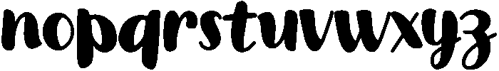 August Regular otf (400) Font LOWERCASE