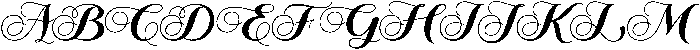 August Wedding otf (400) Font UPPERCASE