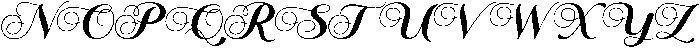 August Wedding otf (400) Font UPPERCASE