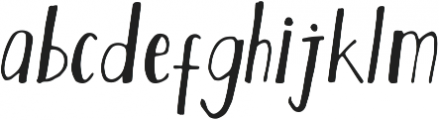 August otf (400) Font LOWERCASE