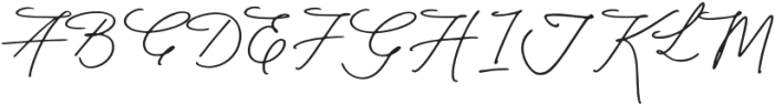 AugustFaith-Regular otf (400) Font UPPERCASE