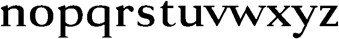 Augustine Bold otf (700) Font LOWERCASE