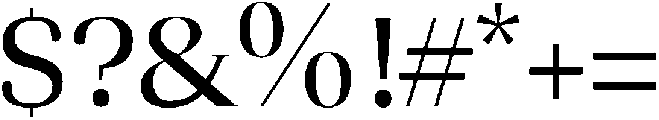 Augustine Regular otf (400) Font OTHER CHARS