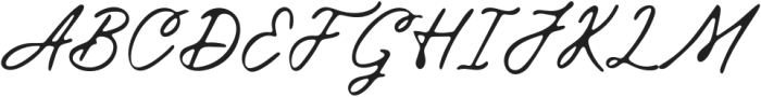 Augustine Script otf (400) Font UPPERCASE