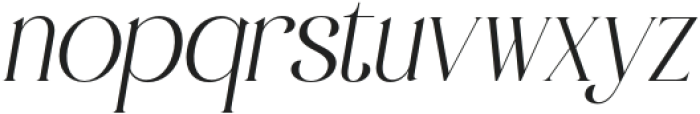 Augvari Italic otf (400) Font LOWERCASE