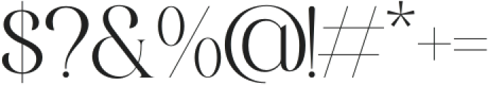Augvari Regular otf (400) Font OTHER CHARS