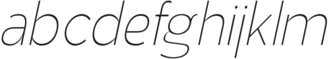 Aukim ExtraLight Condensed Italic otf (200) FONT
