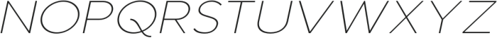 Aukim ExtraLight Expanded Italic otf (200) Font UPPERCASE