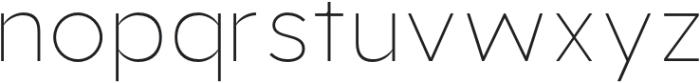 Aukim ExtraLight otf (200) Font LOWERCASE