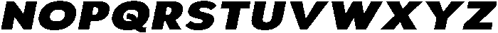 Aukim II Black Expanded Italic otf (900) Font UPPERCASE