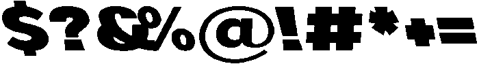 Aukim II Black Expanded Slanted otf (900) Font OTHER CHARS