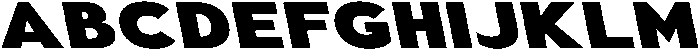 Aukim II Black Expanded Slanted otf (900) Font UPPERCASE