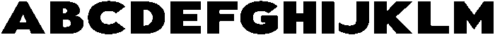 Aukim II Black Expanded otf (900) Font UPPERCASE