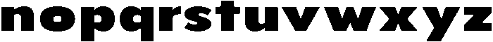 Aukim II Black Expanded otf (900) Font LOWERCASE