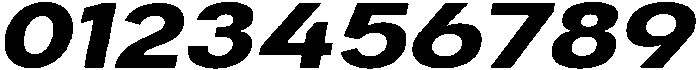 Aukim II Bold Expanded Italic otf (700) Font OTHER CHARS