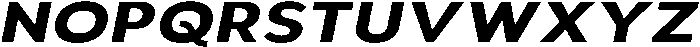 Aukim II Bold Expanded Italic otf (700) Font UPPERCASE