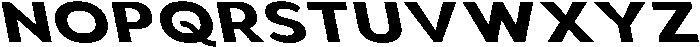 Aukim II Bold Expanded Slanted otf (700) Font UPPERCASE
