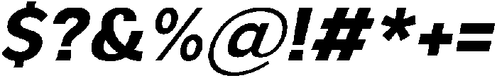 Aukim II Bold Italic otf (700) Font OTHER CHARS