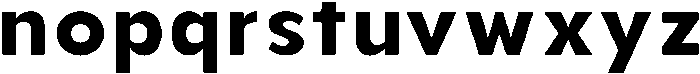 Aukim II Bold otf (700) Font LOWERCASE