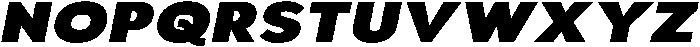 Aukim II Extra Black Expanded It otf (900) Font UPPERCASE