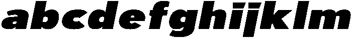 Aukim II Extra Black Expanded It otf (900) FONT