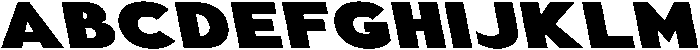 Aukim II Extra Black Expanded Sl otf (900) Font UPPERCASE