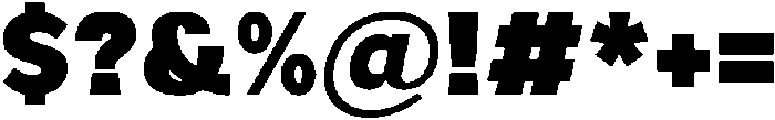 Aukim II Extra Black otf (900) Font OTHER CHARS
