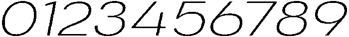 Aukim II Extra Light Expanded It otf (200) Font OTHER CHARS