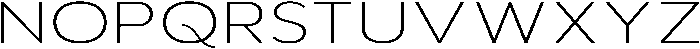 Aukim II Extra Light Expanded otf (200) Font UPPERCASE