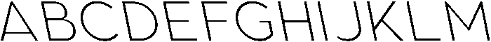 Aukim II Extra Light Slanted otf (200) Font UPPERCASE