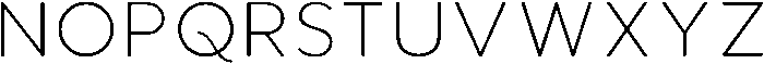 Aukim II Extra Light otf (200) Font UPPERCASE