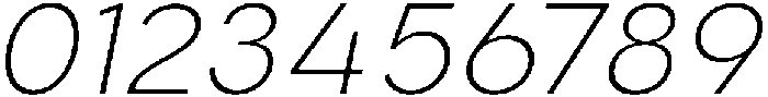 Aukim II ExtraLight Italic otf (200) Font OTHER CHARS