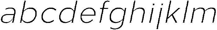 Aukim II ExtraLight Italic otf (200) FONT
