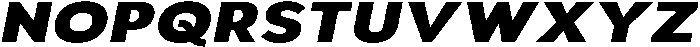 Aukim II Heavy Expanded Italic otf (800) Font UPPERCASE