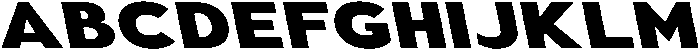 Aukim II Heavy Expanded Slanted otf (800) Font UPPERCASE