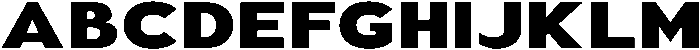 Aukim II Heavy Expanded otf (800) Font UPPERCASE