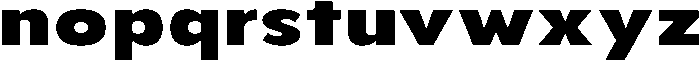 Aukim II Heavy Expanded otf (800) Font LOWERCASE