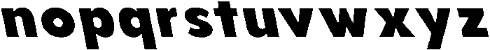 Aukim II Heavy Slanted otf (800) Font LOWERCASE