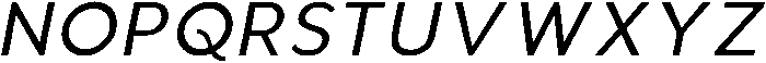 Aukim II Italic otf (400) Font UPPERCASE