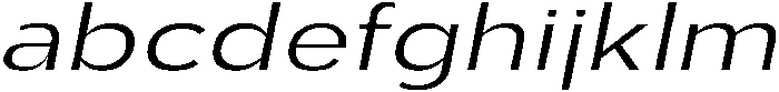 Aukim II Light Expanded Italic otf (300) FONT
