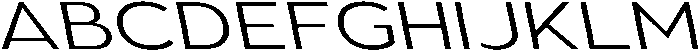 Aukim II Light Expanded Slanted otf (300) Font UPPERCASE