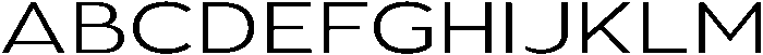 Aukim II Light Expanded otf (300) Font UPPERCASE