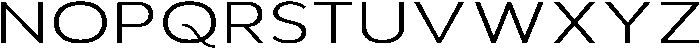 Aukim II Light Expanded otf (300) Font UPPERCASE