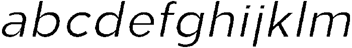 Aukim II Light Italic otf (300) FONT