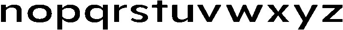 Aukim II Medium Expanded otf (500) Font LOWERCASE