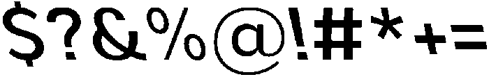 Aukim II Medium Slanted otf (500) Font OTHER CHARS