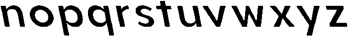 Aukim II Medium Slanted otf (500) Font LOWERCASE