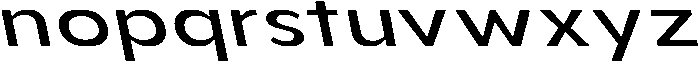 Aukim II News Expanded Slanted otf (400) Font LOWERCASE