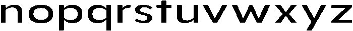 Aukim II News Expanded otf (400) Font LOWERCASE