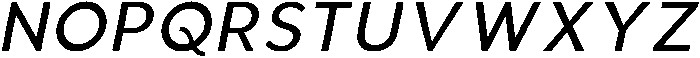 Aukim II News Italic otf (400) Font UPPERCASE